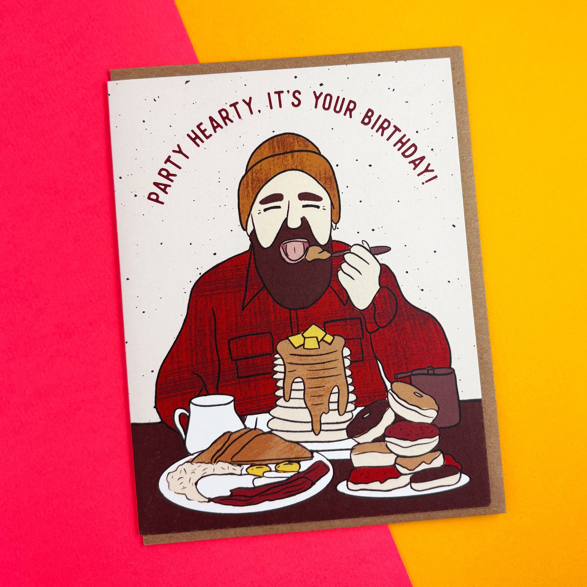 BOSS DOTTY PAPER Co. - Lumberjack Birthday Card -