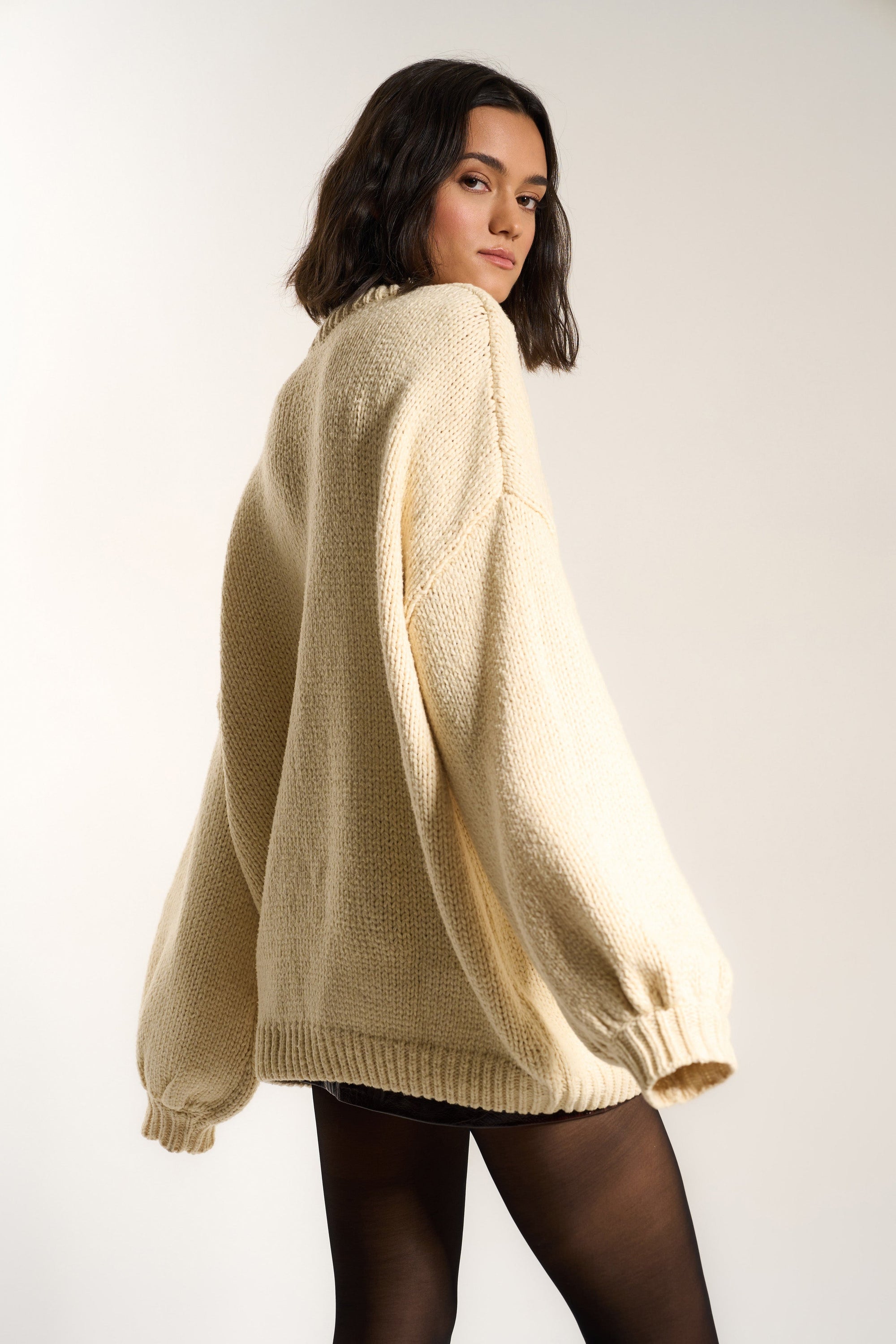 Callahan Knitwear - Bellamy Pullover - Swan -