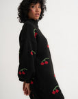 Callahan Knitwear - Bellamy Mini Dress - Black Cherry -