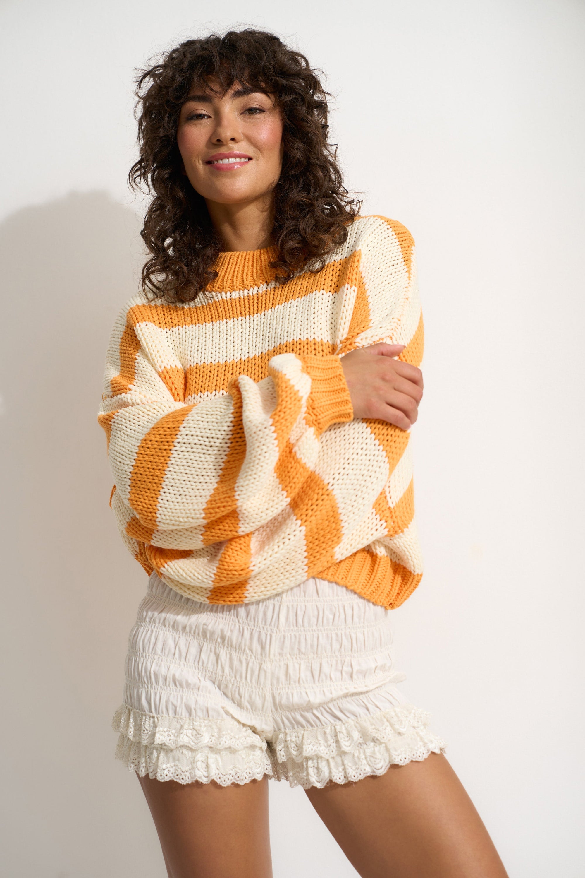 Callahan Knitwear - Bellamy Crop Pullover - Clementine & Swan -