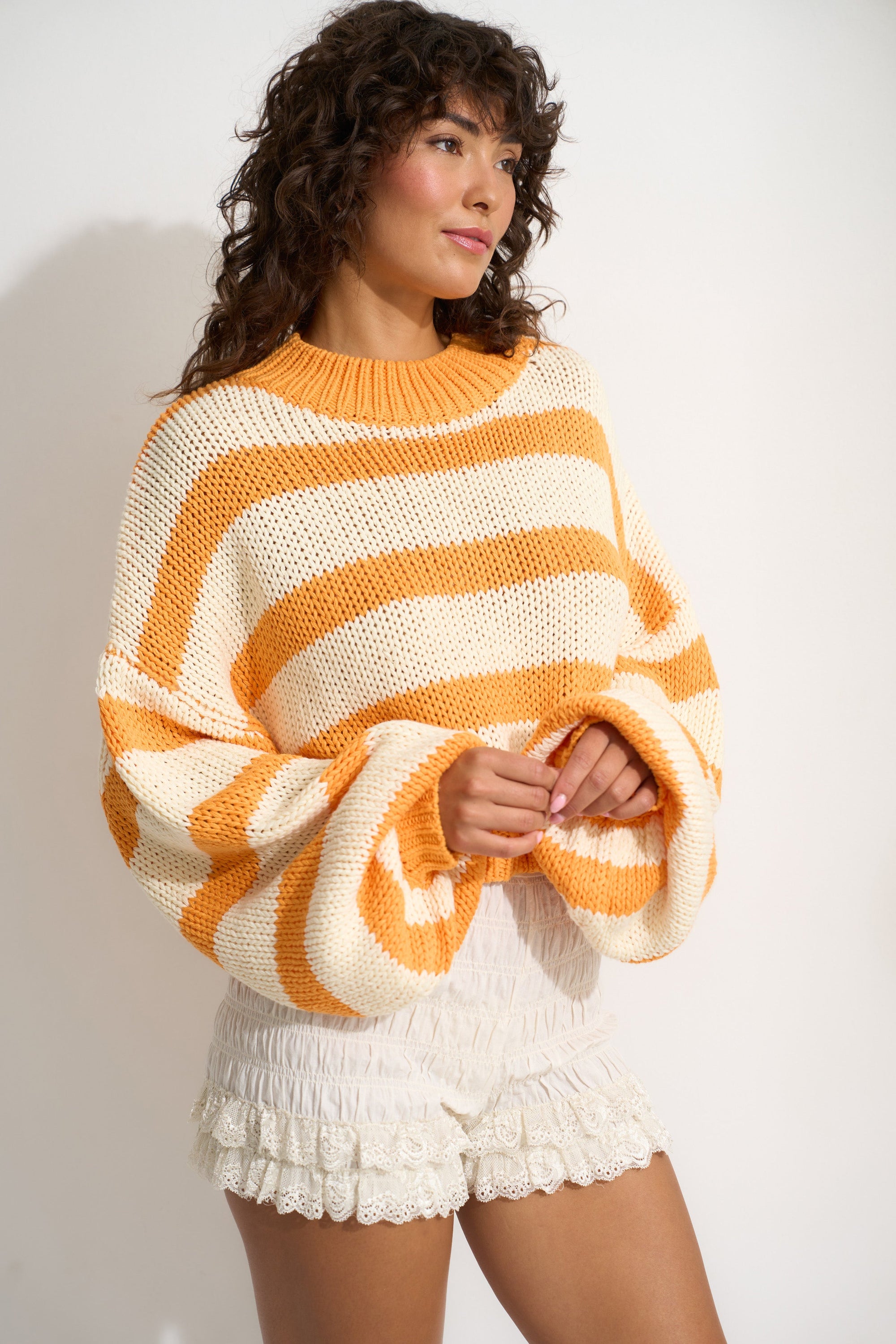 Callahan Knitwear - Bellamy Crop Pullover - Clementine & Swan -