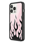 Wildflower iPhone case 13 Pro Flames Pink Black Cute