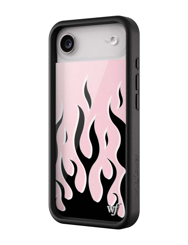 Wildflower iPhone case Air Flames Pink Black Cute