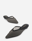 Intentionally Blank - Bibi Rhinestone Mesh Mule -