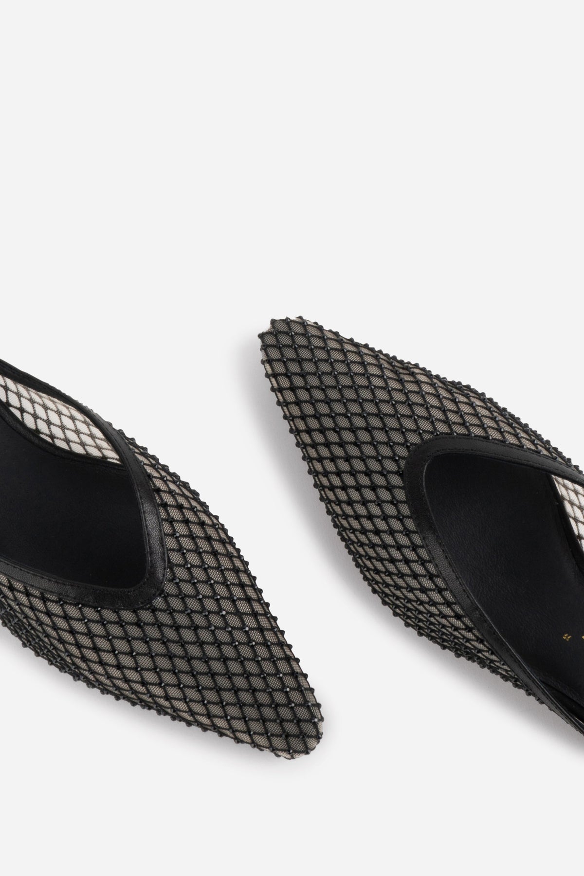 Intentionally Blank - Bibi Rhinestone Mesh Mule -