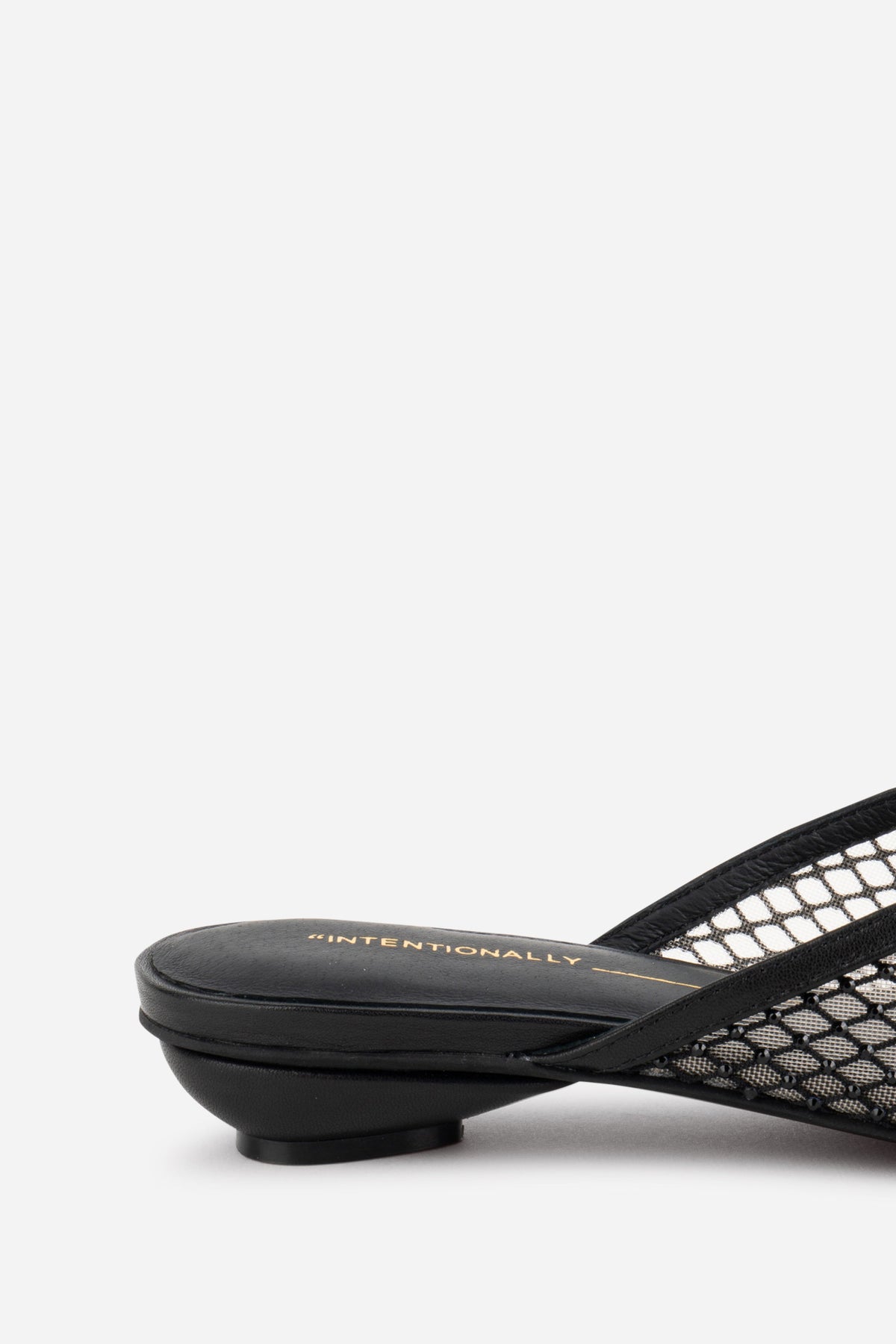 Intentionally Blank - Bibi Rhinestone Mesh Mule -