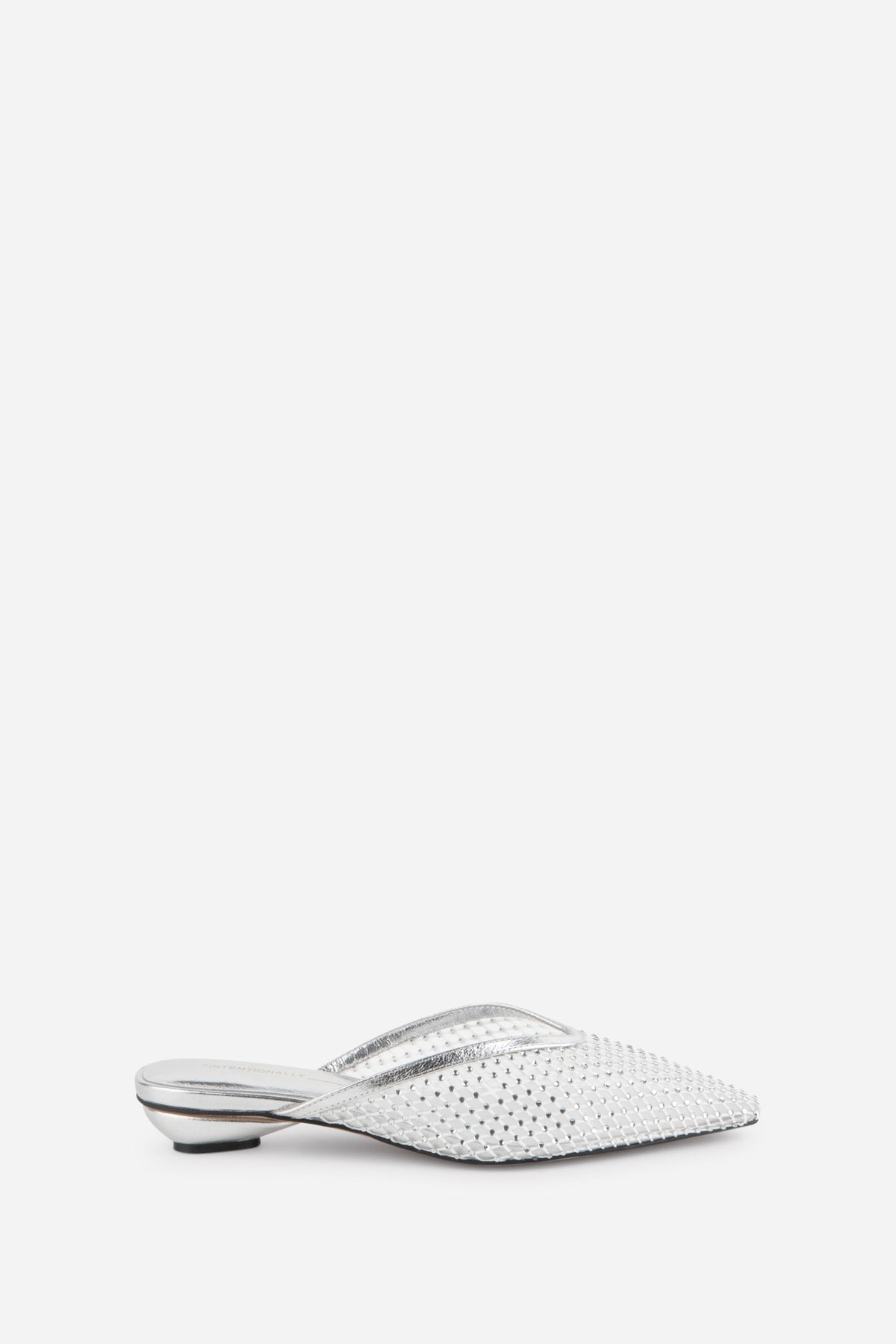Intentionally Blank - Bibi Rhinestone Mesh Mule -