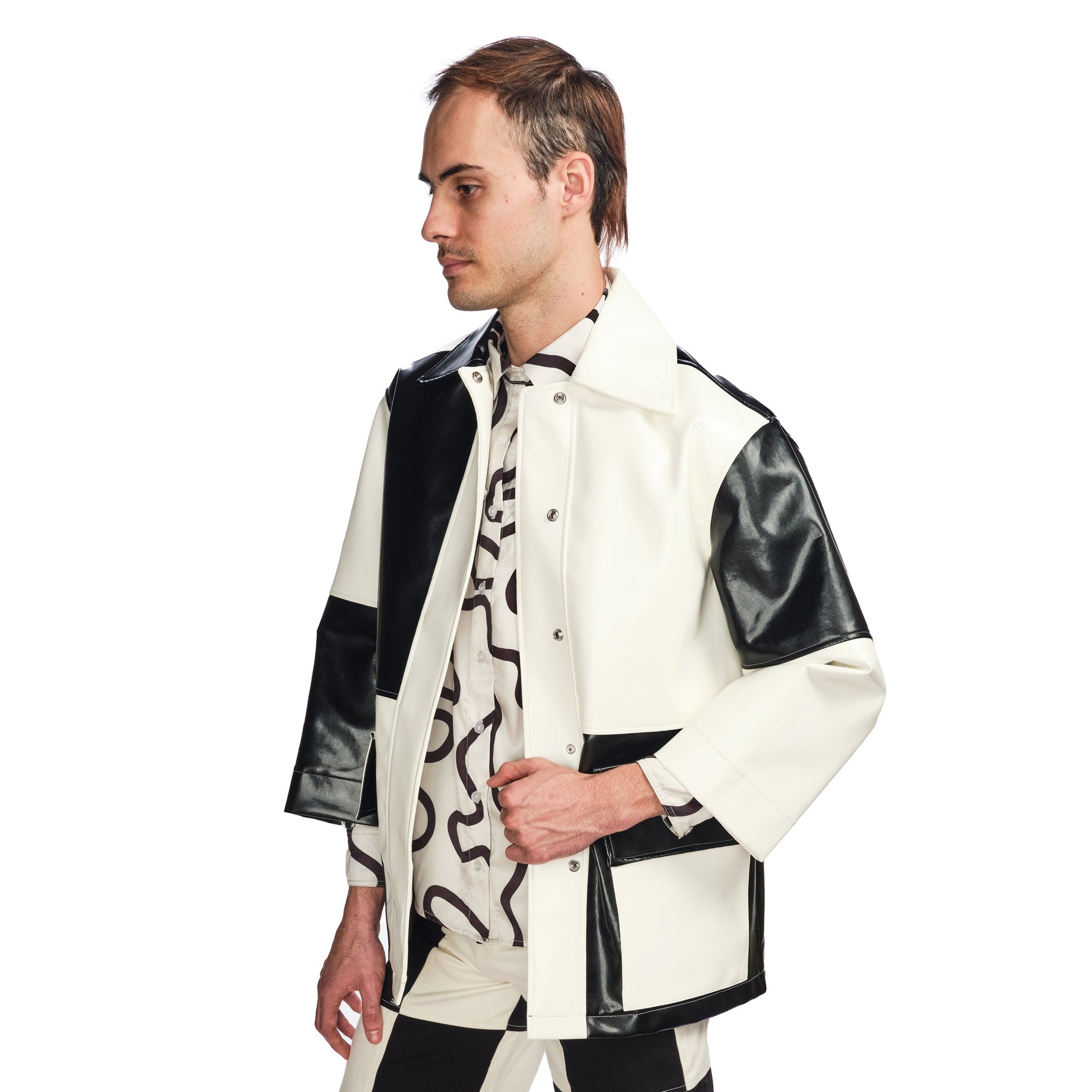 Stevie Jacket - Black/Ivory