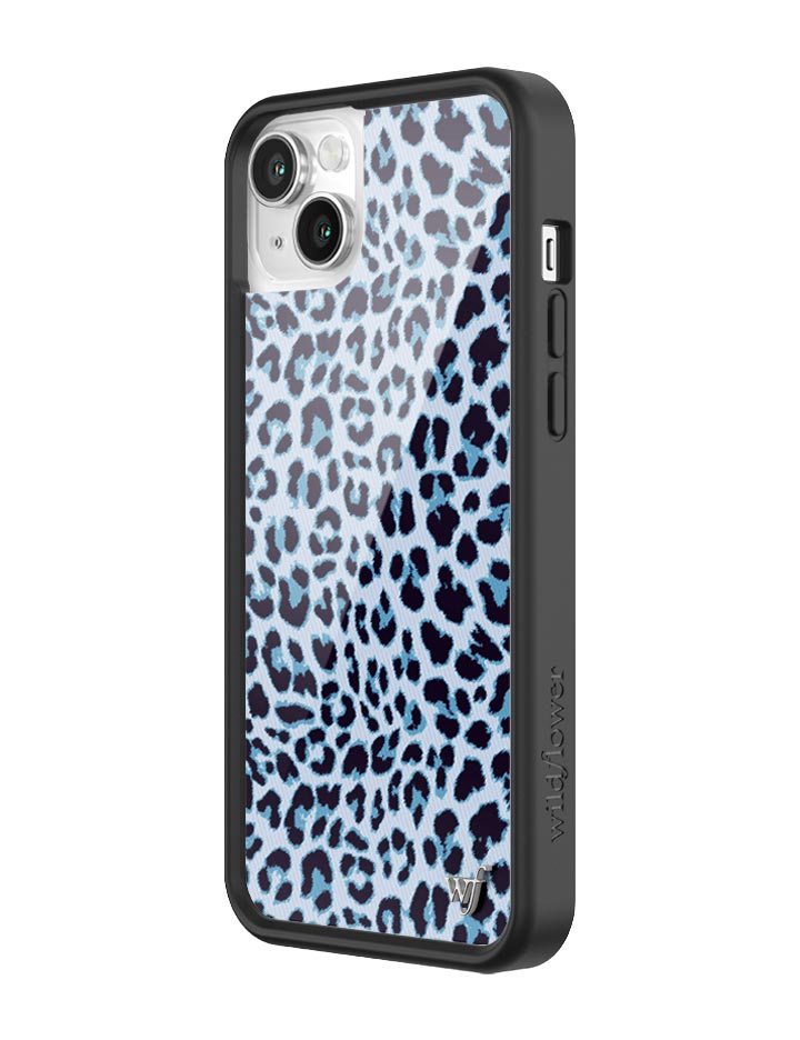Wildflower - Meow - Blue iPhone Case -