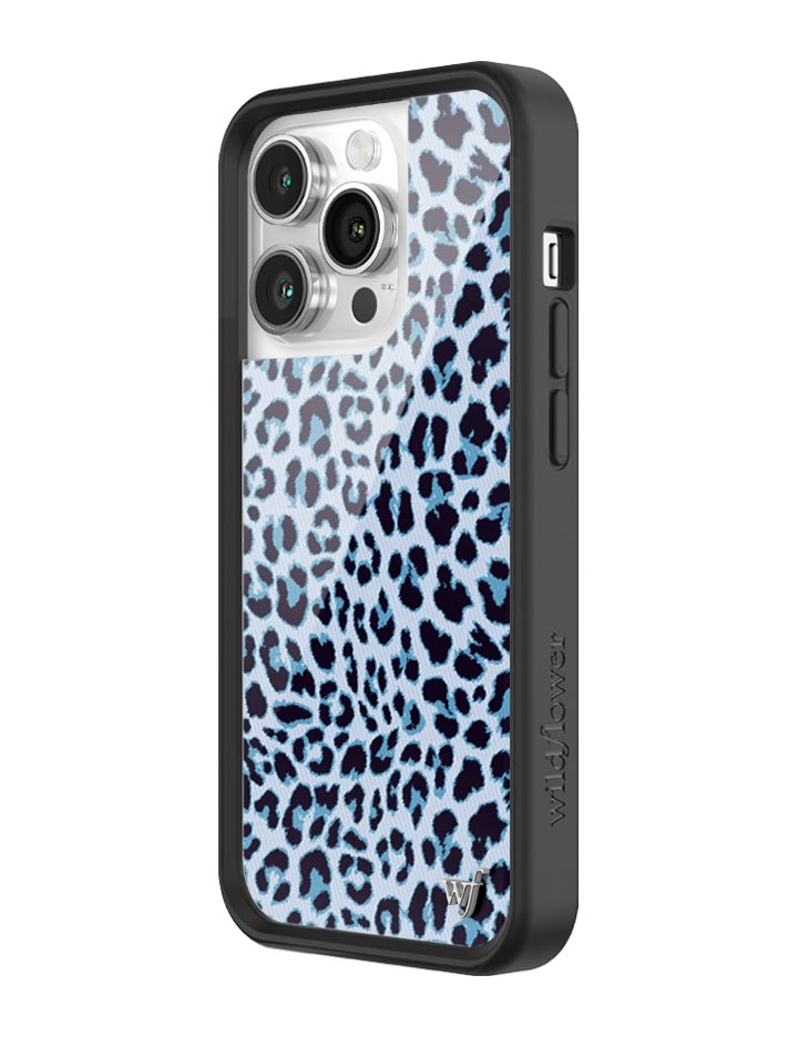 Wildflower - Meow - Blue iPhone Case -