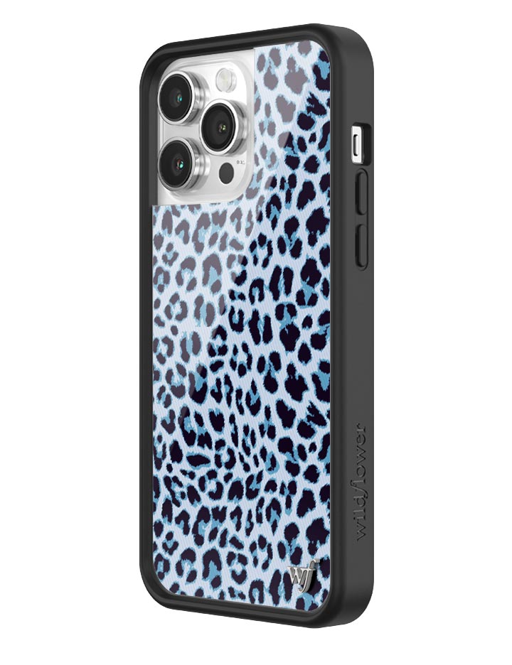 Wildflower - Meow - Blue iPhone Case -