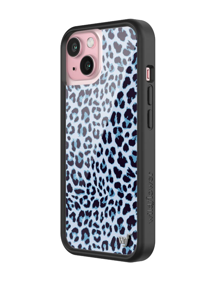 Wildflower - Meow - Blue iPhone Case -