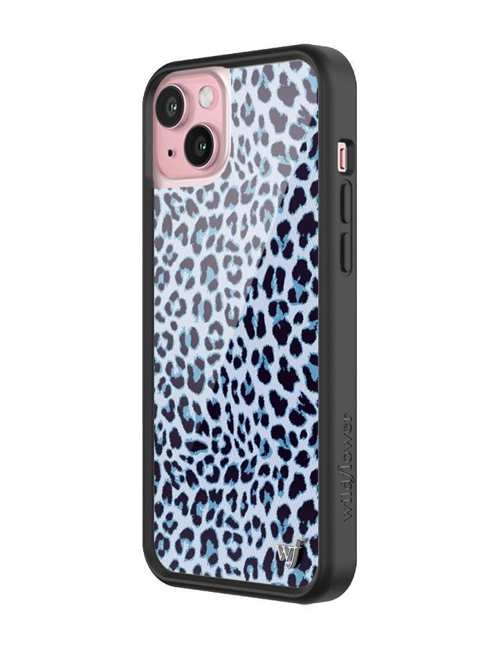 Wildflower - Meow - Blue iPhone Case -