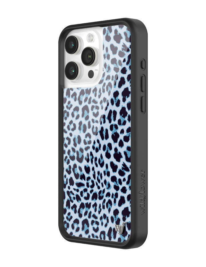 Wildflower - Meow - Blue iPhone Case -