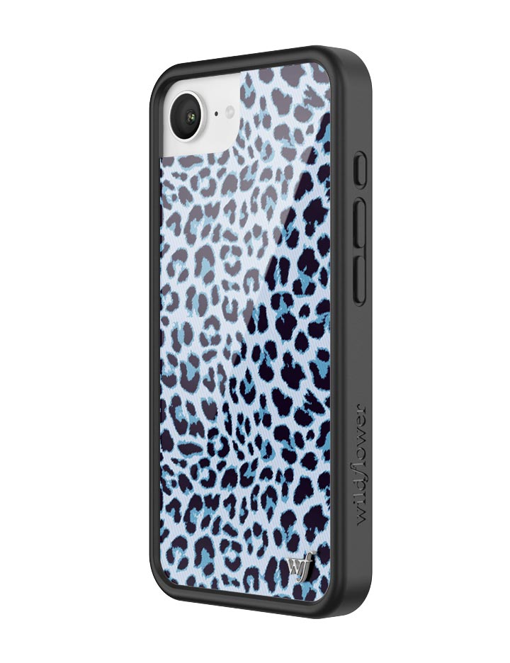Wildflower - Meow - Blue iPhone Case -