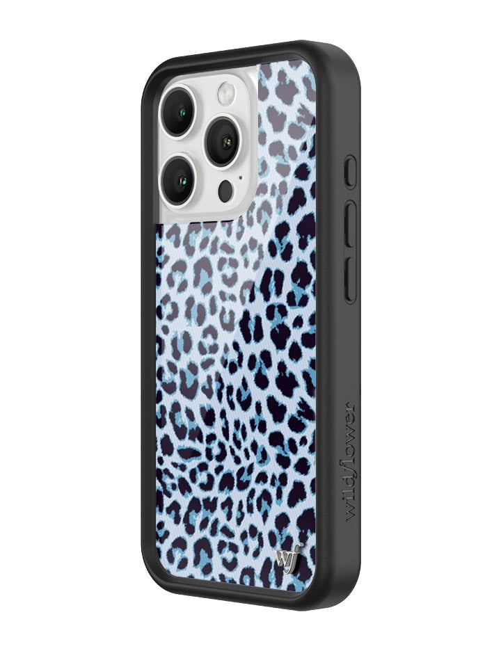 Wildflower - Meow - Blue iPhone Case -