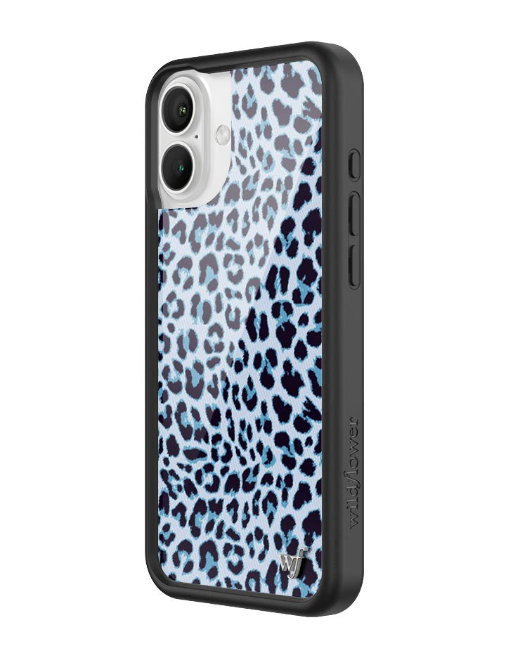 Wildflower - Meow - Blue iPhone Case -