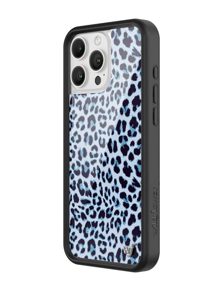 Wildflower - Meow - Blue iPhone Case -