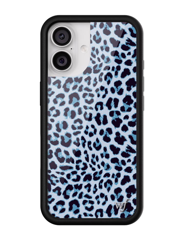 Wildflower - Meow - Blue iPhone Case -