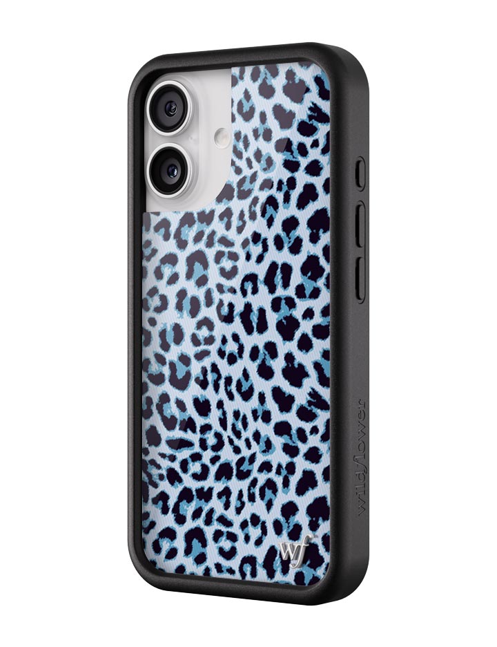 Wildflower - Meow - Blue iPhone Case -