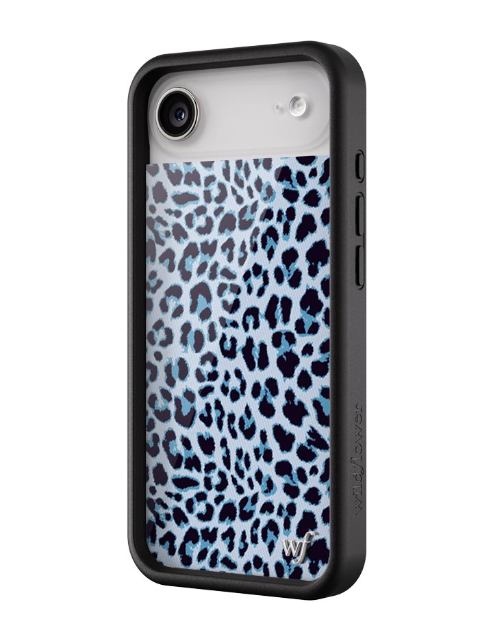 Wildflower - Meow - Blue iPhone Case -