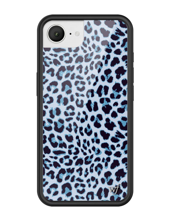 Wildflower - Meow - Blue iPhone Case -
