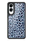 Wildflower Galaxy S25 case Edge Blue Meow Leopard Cute