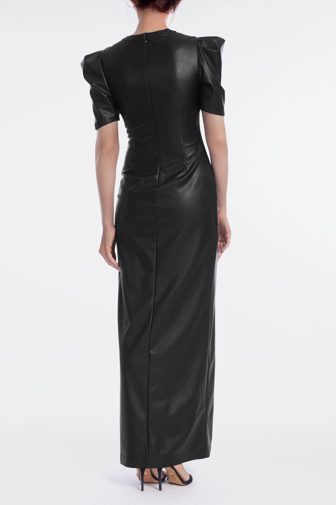 The Toby - Vegan Leather Maxi Dress