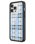 Wildflower - Plaid - Blue iPhone Case -