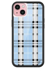 Wildflower - Plaid - Blue iPhone Case - iPhone 15 Plus