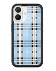 Wildflower - Plaid - Blue iPhone Case -