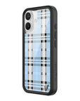 Wildflower - Plaid - Blue iPhone Case -