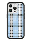 Wildflower - Plaid - Blue iPhone Case - iPhone 16 Pro
