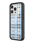 Wildflower - Plaid - Blue iPhone Case -