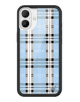 Wildflower - Plaid - Blue iPhone Case -