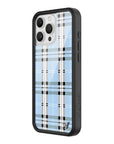 Wildflower - Plaid - Blue iPhone Case -