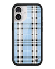 Wildflower - Plaid - Blue iPhone Case -