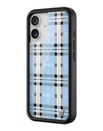 Wildflower - Plaid - Blue iPhone Case -
