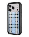 Wildflower - Plaid - Blue iPhone Case -