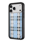 Wildflower - Plaid - Blue iPhone Case -