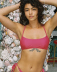 Galamaar - Maude Top in Hibiscus -
