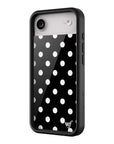 Wildflower Polka Dot Black and White iPhone Air Case