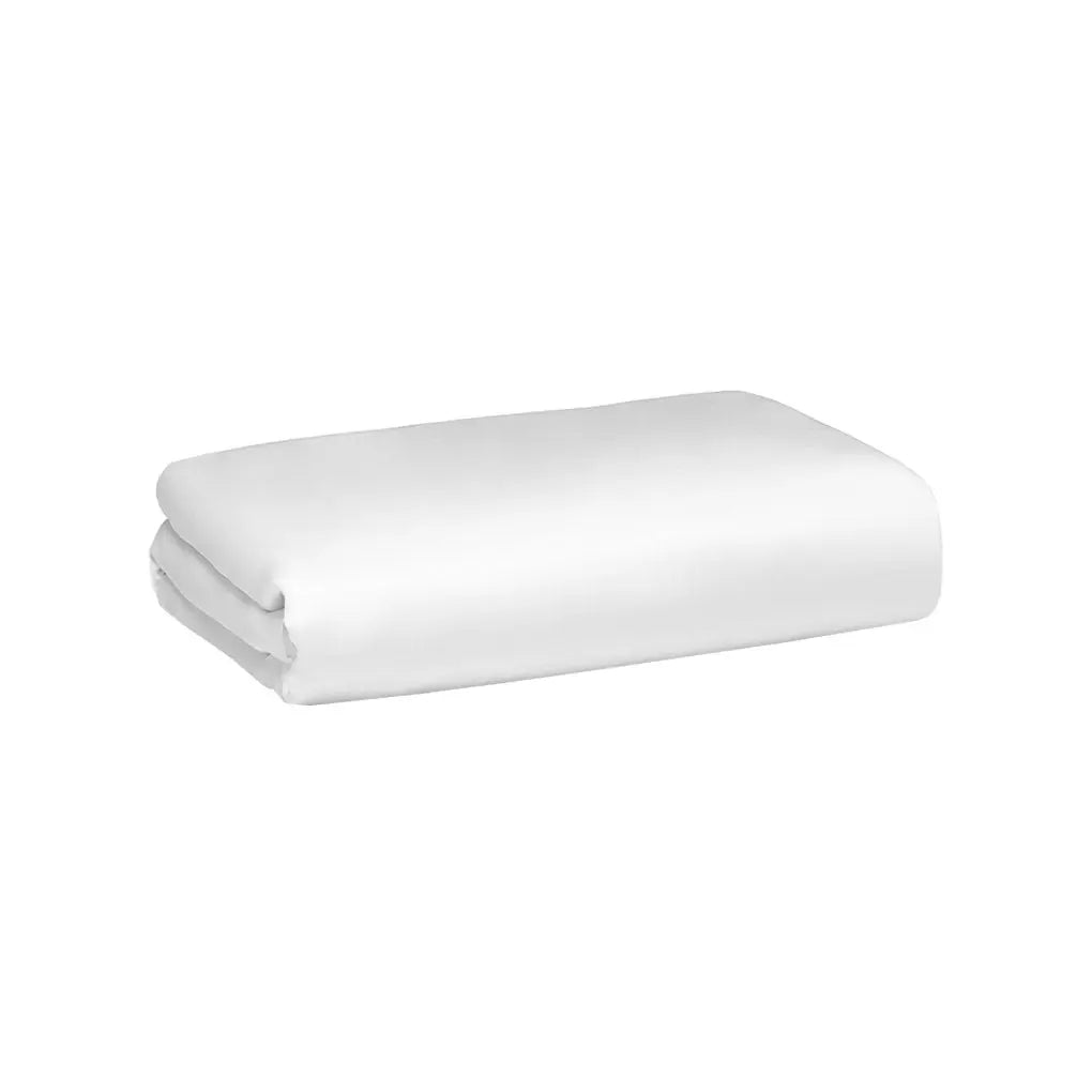 ettitude - CleanBamboo® Signature Sateen Crib &amp; Toddler Fitted Sheet - Cloud White Crib