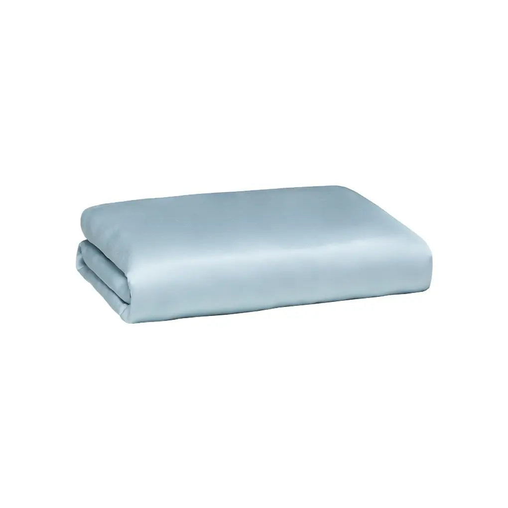 ettitude - CleanBamboo® Signature Sateen Crib &amp; Toddler Fitted Sheet - Starlight Blue Crib