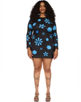 Tyler McGillivary - Barry Dress - Blue/Black -