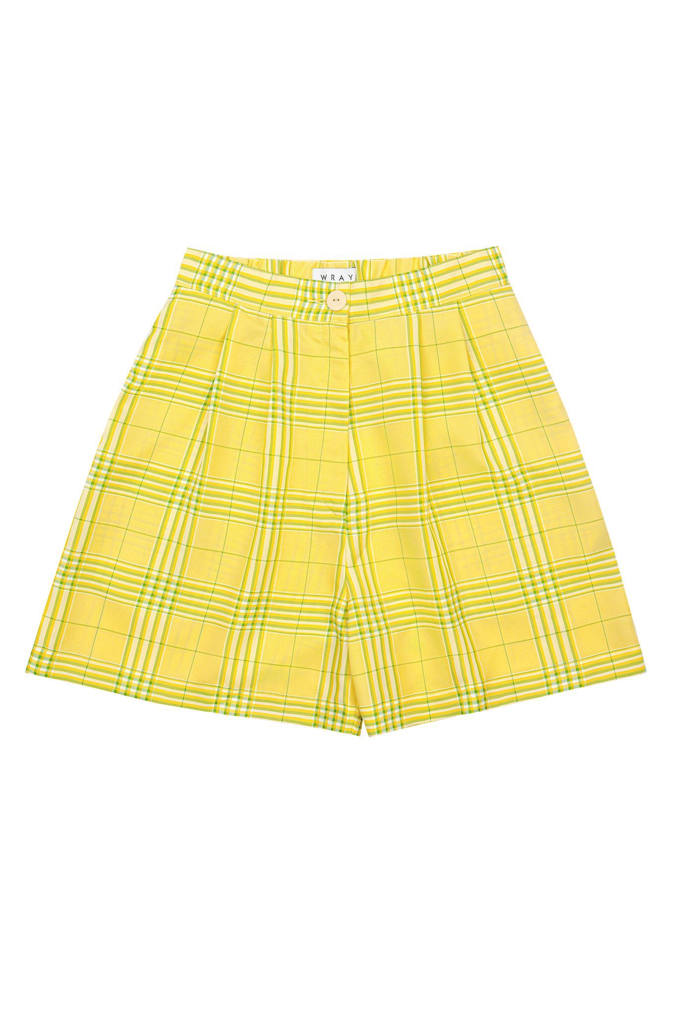 WRAY - Bermuda Shorts - Avocado Plaid -