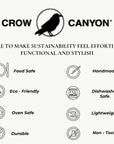 Crow Canyon Home - Rainbow Falls 8 oz Small Tumbler - Black -