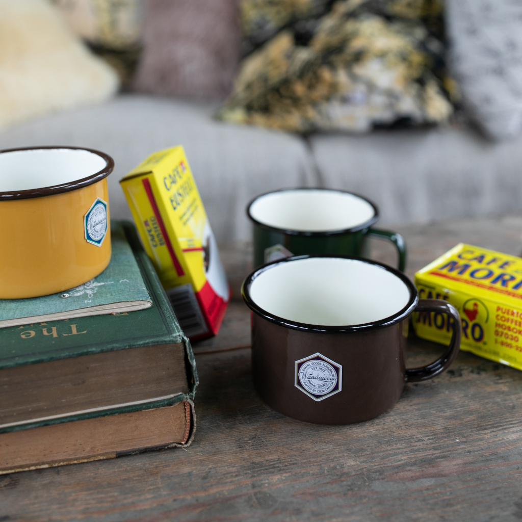 Crow Canyon Home - Camp Wandawega x CCH Soup Mug - Brown &amp; Cream -