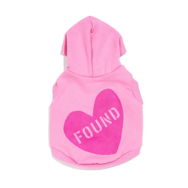 Found My Animal - Big Full Heart Animal Hoodie - Candy Pink & Magenta -