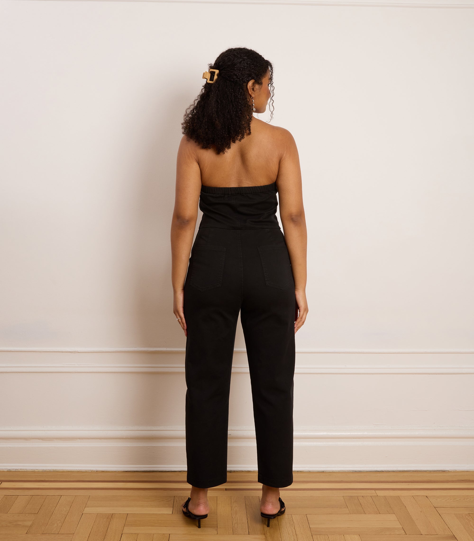 Loup - Beverly Strapless Jumpsuit - Black -